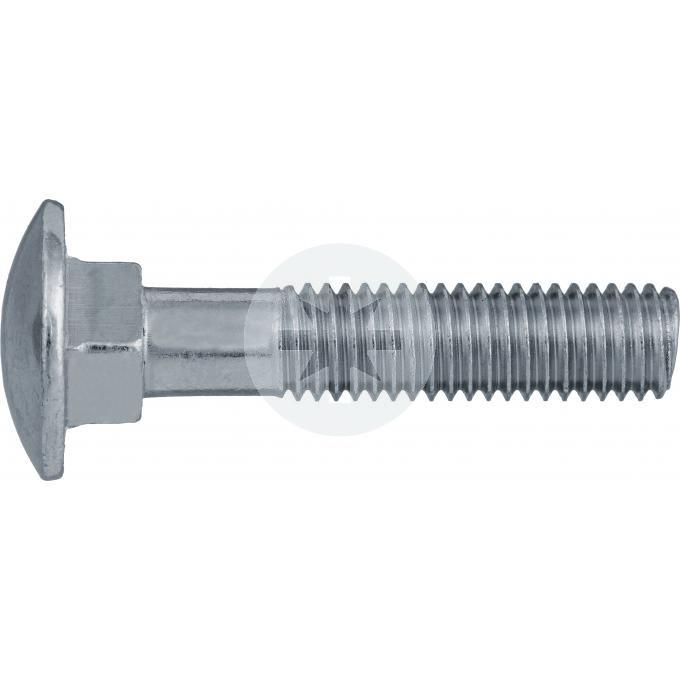 Skrutka s čiastočným závitom a húbovou hlavou