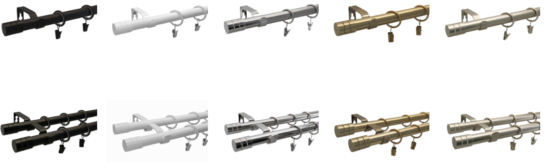 Záclonové tyče a Garniže