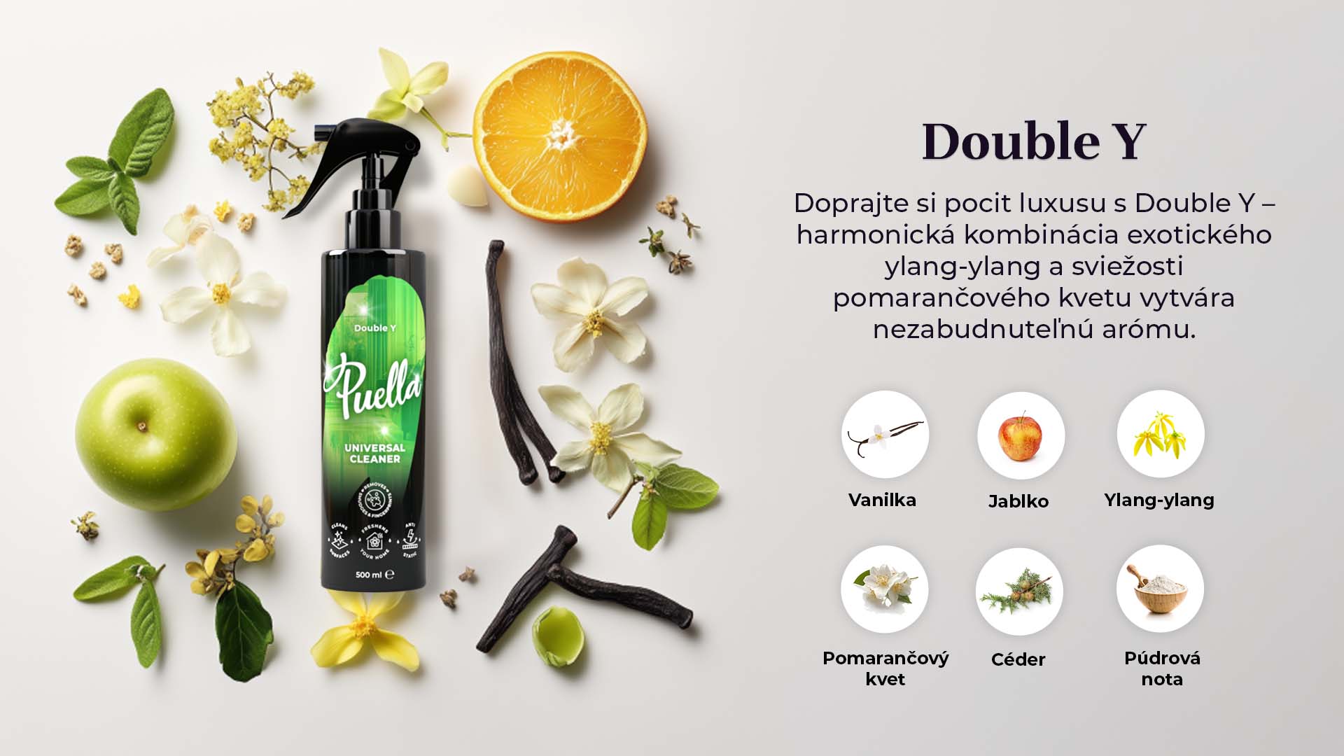 Puella univerzálny čistič Double Y