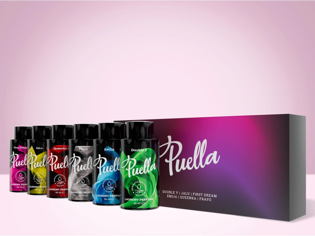 Darčekové balenie Puella parfumov na pranie, 6 x 50 ml