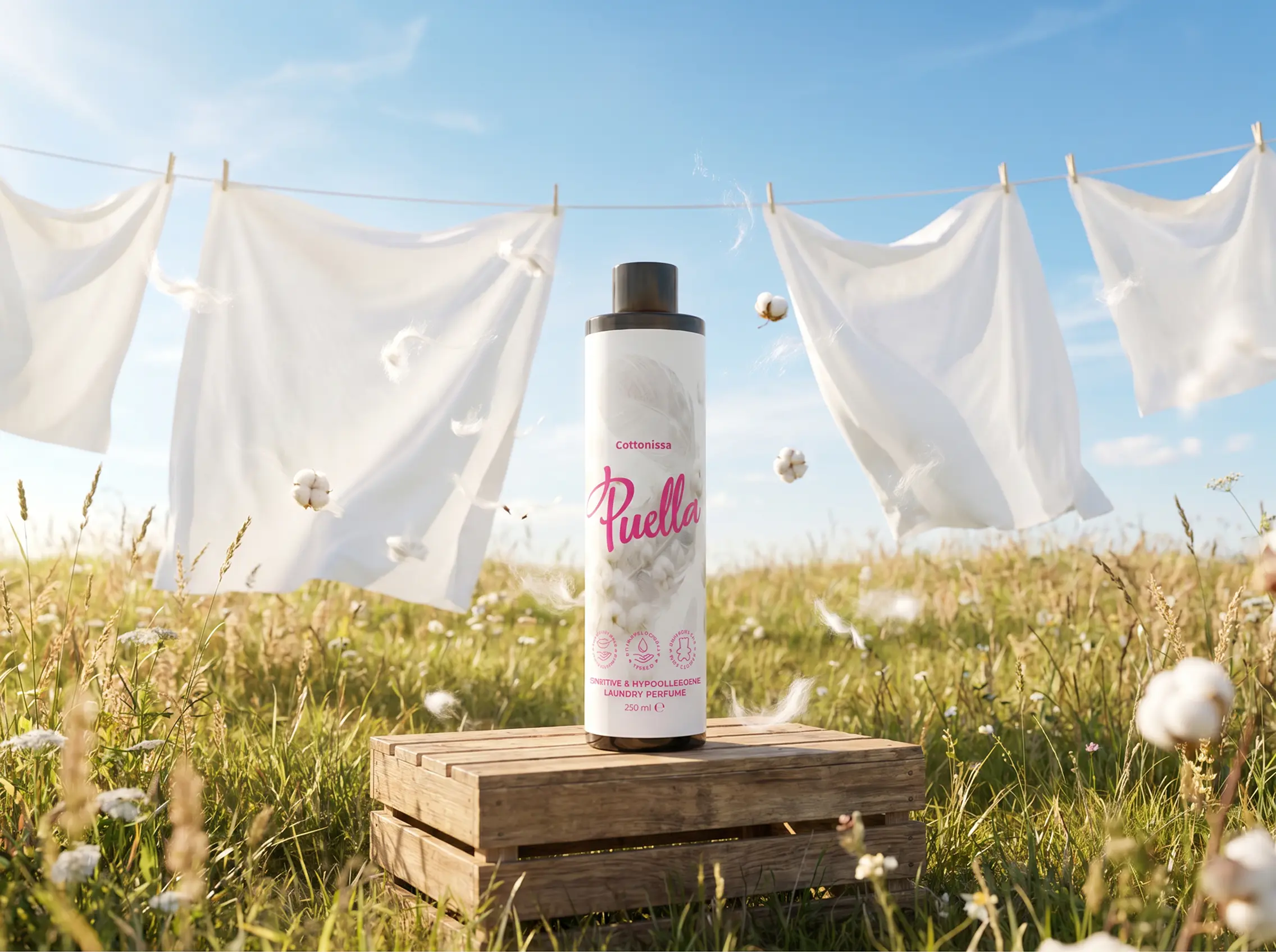Puella sensitive parfum na pranie Cottonissa 250 ml