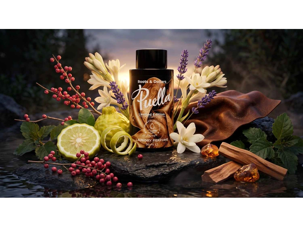 Puella parfum na pranie Roots and Dollars 50 ml - LIMITOVANÁ EDÍCIA