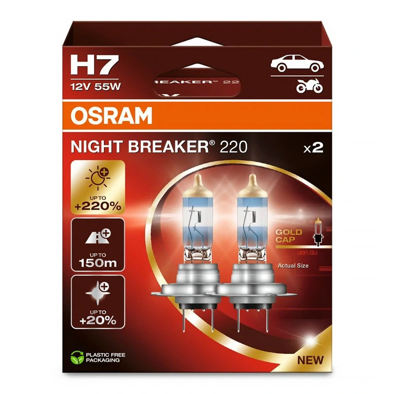 Žiarovka OSRAM AUTO NIGHT BREAKER 220 H7