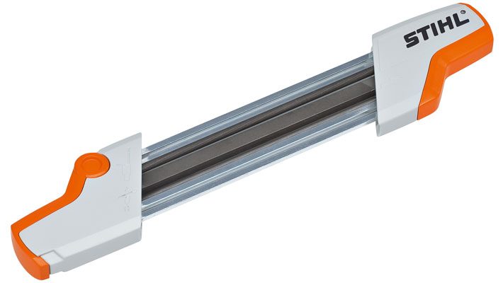 Držiak pilníkov 2 v 1, (vrátane pilníkov) Pre reťaze 3/8" P, priemer 4,0 mm