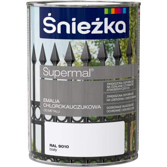 Snežka chlorokaučukový email báza biela-900ml