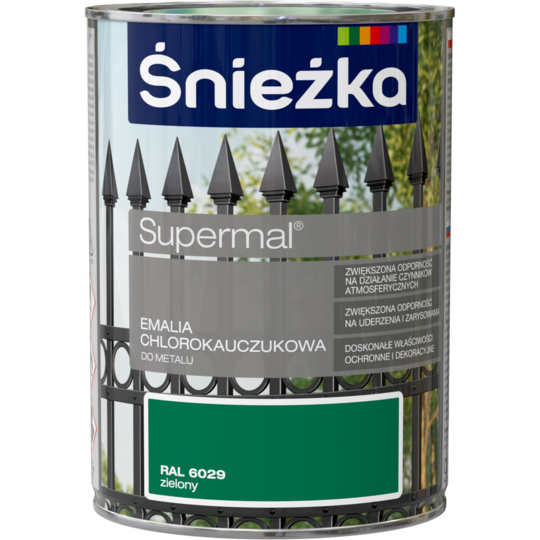 Snežka chlorokaučukový email báza zelena-900ml