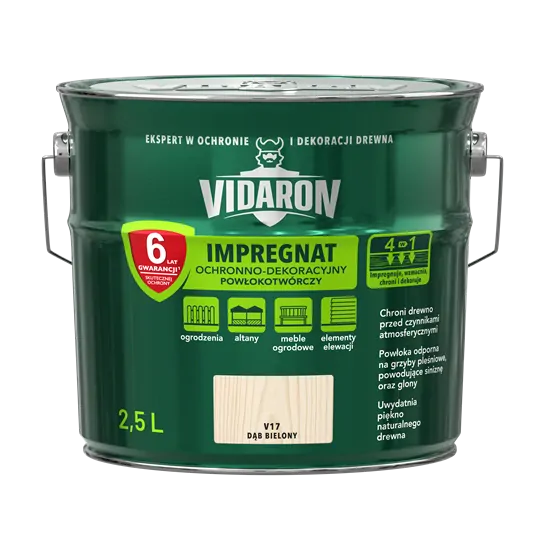 Vidaron impregnačný náter-V17 Bielený dub 2,5l