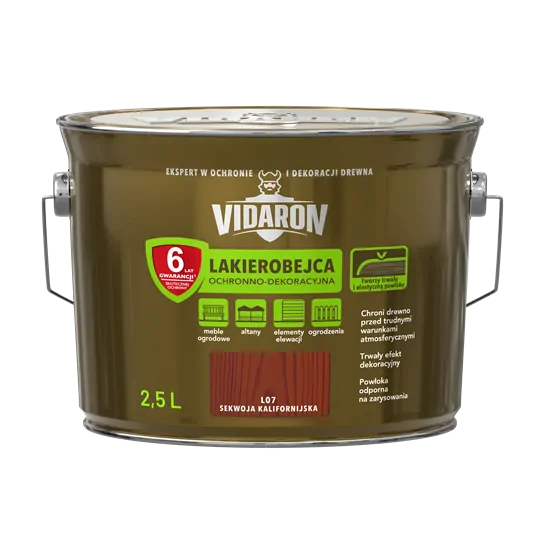 Lakova lazúra VIDARON L07 Kalifornská sekvoja 2,5l