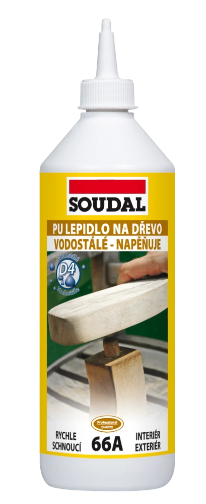 Polyuretánové lepidlo na drevo 66A 750ml SOUDAL