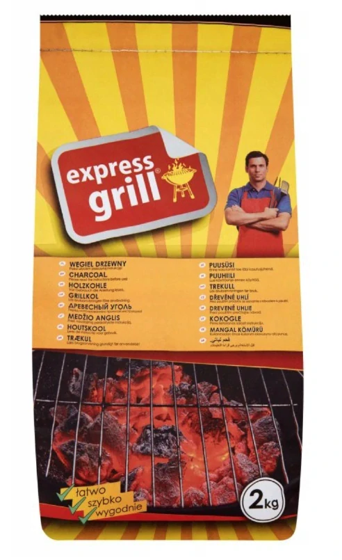 Drevené uhlie Express Grill-2kg