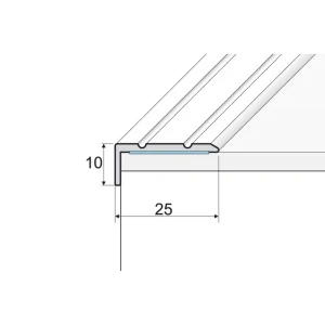 Rohovník 25x10 dub moka Samolepiací 90cm