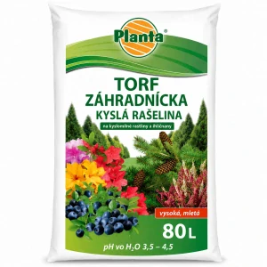 Kyslá záhradná rašelina-80l