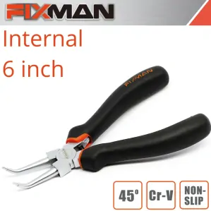 Kliešte segera vnutorné zahnuté Fixman-45´ 6" 160mm