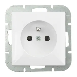 Zasuvka P+Z 16A 250V biela