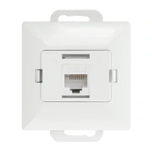 Počítačová zásuvka RJ45 kat. 5 ABEX PERLA-biela