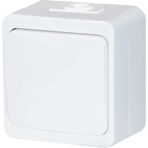 Vypinač križovy biely 10A 250V SMART ABEX IP 44