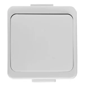 Vypinač svetlo-zvonček-biely 16A 250V SMART ABEX