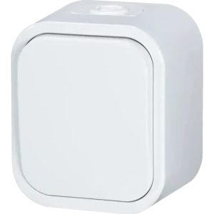 Vypínač na schodisko 10A, 250V, IP54 biely ABEX B2