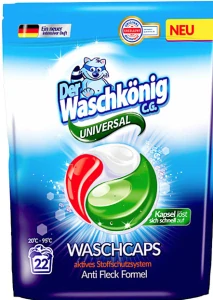 Waschkönig gélové kapsuly Premium TRIO-CAPS UNIVERSAL 22ks