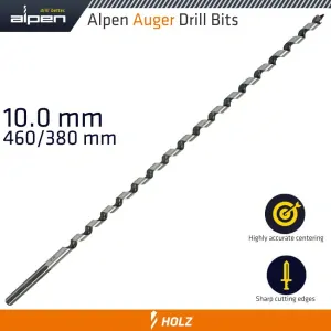 Vrták do dreva Alpen 10x460 mm