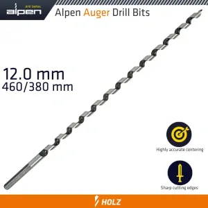 Vrták do dreva Alpen 12x460 mm