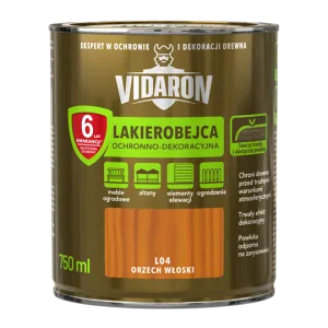 Lakova lazúra VIDARON L04 orech vlašsky 0,75l