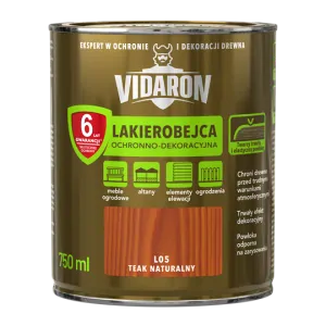 Lakova lazúra VIDARON L05 prírodný teak 0,75l