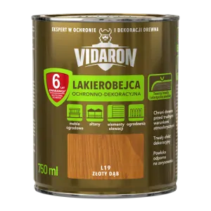 Lakova lazúra VIDARON L19 zlatý dub 0,75l