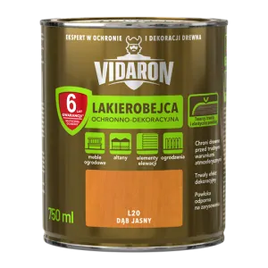 Lakova lazúra VIDARON L20 svetlý dub 0,75l