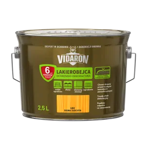 Lakova lazúra VIDARON L02 zlatá borovica 2,5L