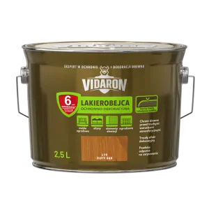 Lakova lazúra VIDARON L19 zlatý dub 2,5l