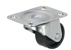 Nábytkové koliesko s otočnou platničkou 30mm 15kg