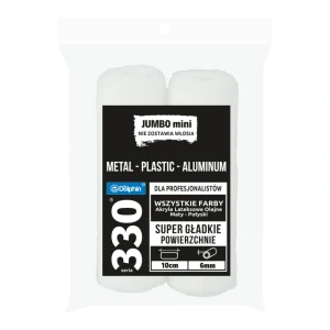 Valček 330 JUMBO mini akrylový 10cm/vlas 6mm x2