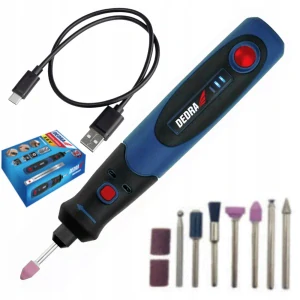 Minibrúska Dedra 3,6 V, bezdrôtová USB