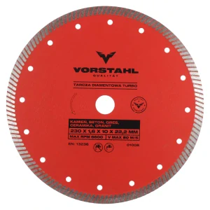 Diamantový rezny kotúč VORSTAHL Turbo 230x1.6x10x22.2mm