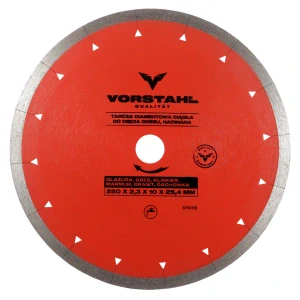 Diamantový kotúč kontinuálne brúsený VORSTAHL 250x2.3x10x25.4mm