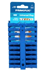 Univerzálna hmoždinka 8x32mm-papierová visačka-40ks