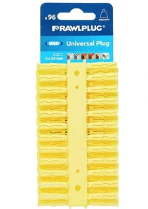 Univerzálna hmoždinka 5x24mm-papierová visačka-96ks