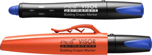 Stavebný pastelkový značkovač modrý Pica VISOR