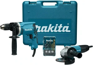 Kombinovaná sada MAKITA DK0050X1 príklepová vŕtačka+uhlová brúska