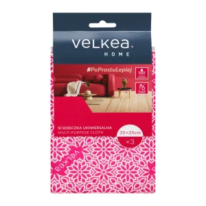 Sada 3 univerzálnych kuchynských utierok 35 x 35 cm VELKEA