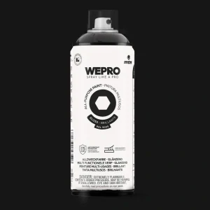 WEPRO Solvent Cosmos Black Gloss RAL 9005-400ml