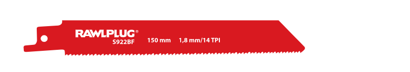 Pílové listy pre chvostovú pílu na rezanie kovu-150mm-5ks