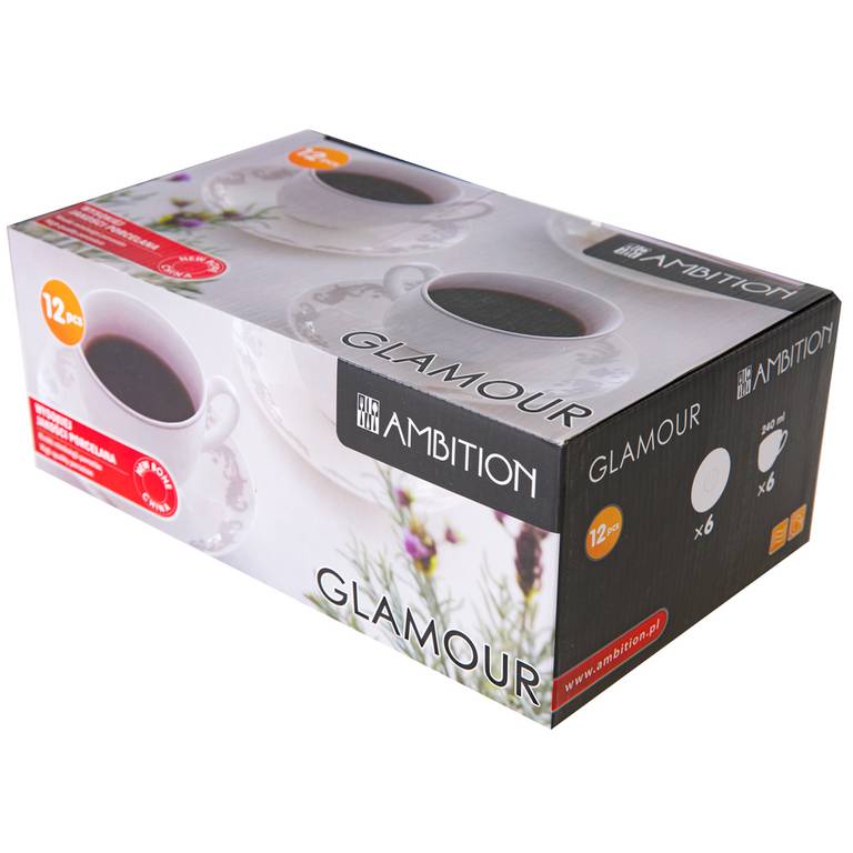 Kávová súprava Glamour 12-dielna AMBITION
