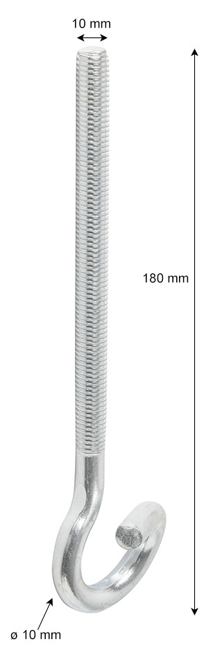 Uchytenie hojdačky typ E M10mm
