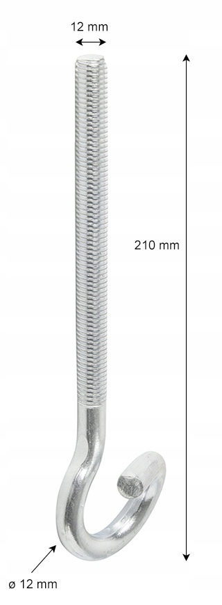 Uchytenie hojdačky typ E M12mm