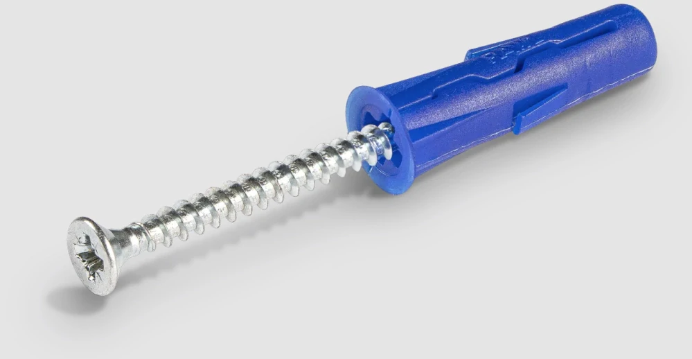 Univerzálna hmoždinka Uno 8x32 mm so skrutkou 100ks RAWLPLUG