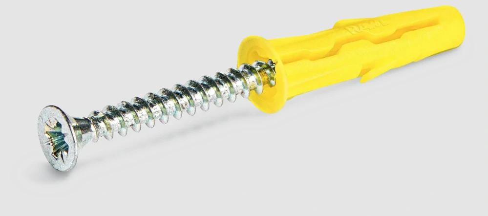 Univerzálna hmoždinka UNO 5x24mm so skrutkami, 100ks RAWLPLUG