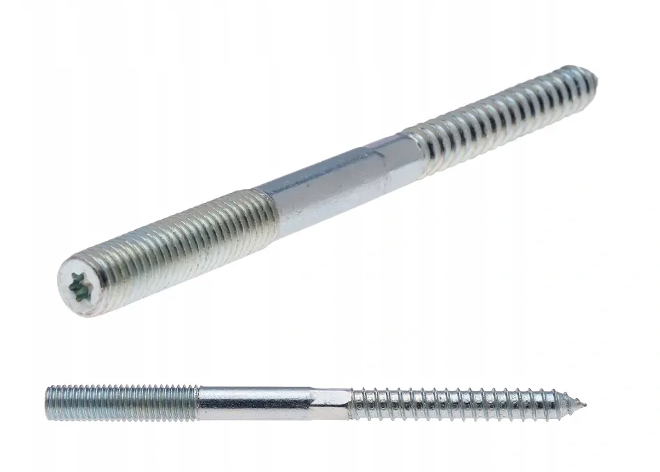 Obojstranná skrutka zo zavitom do dreva a metrickým-M8x120