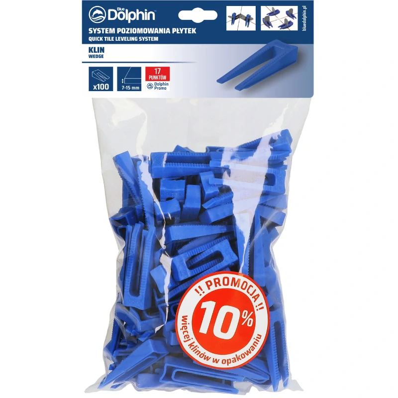 Systém vyrovnávania dlaždíc klin 100ks +10% zadarmo